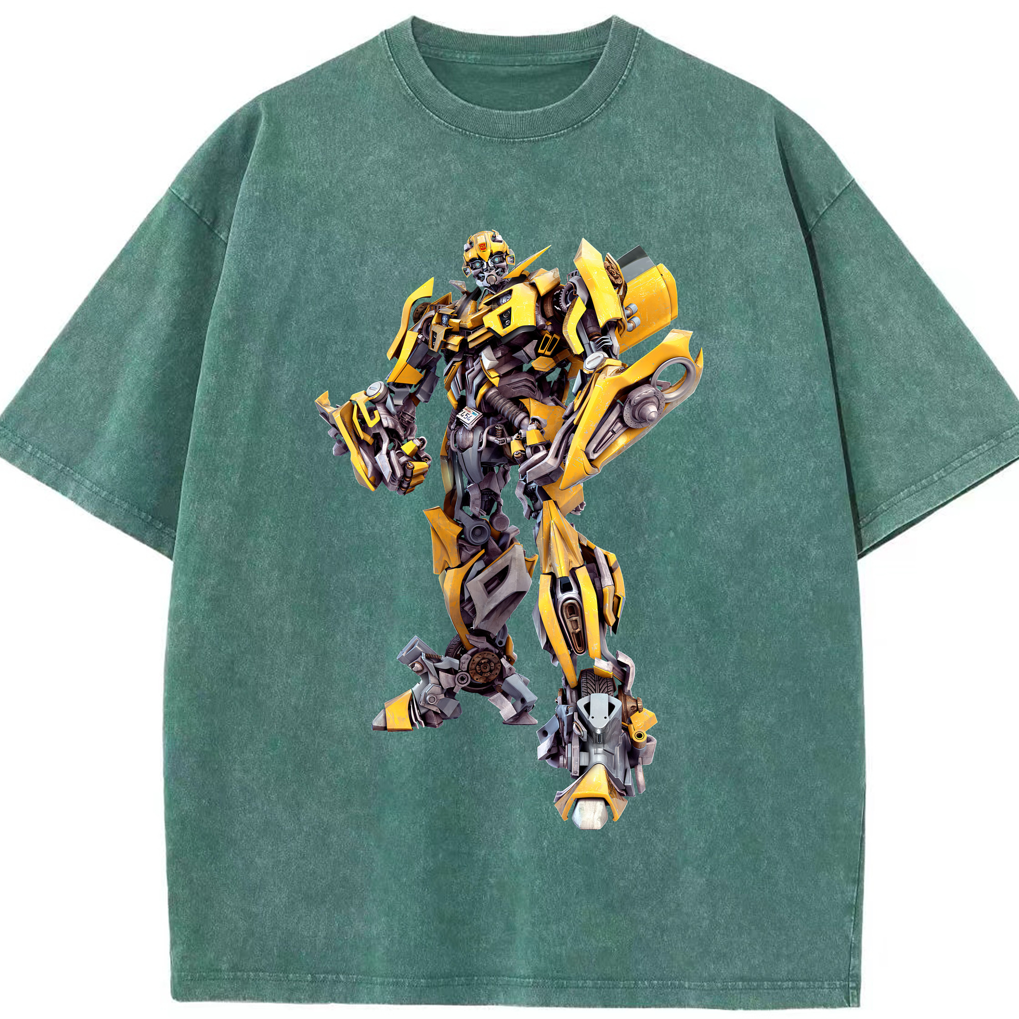 （画像用） Transformers トランスフォーマー 綿100% ヴィンテージ風 半袖Tシャツ（フロントプリント）